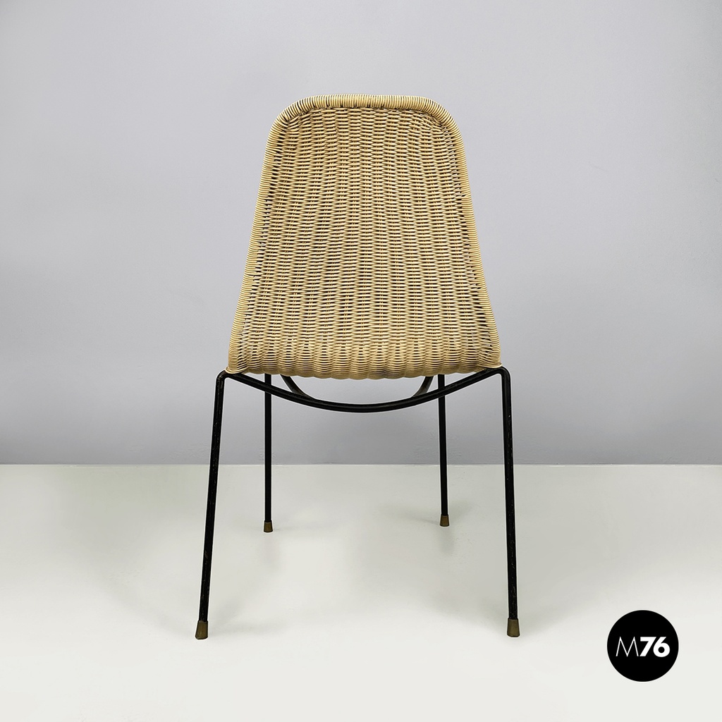 Italian mid-century modern Chairs Du 40 by Gastone Rinaldi for Rima, 1960s