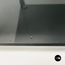 Italian modern Coffee tables in smoked glass and chromed metal, 1980s