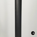Italian modern Black embossed metal floor lamp by Tito Agnoli Bieffeplast, 1970s