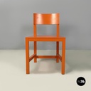 Netherlands modern Orange lacquered wooden chairs by Moooi, 2000s