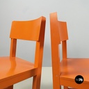Netherlands modern Orange lacquered wooden chairs by Moooi, 2000s