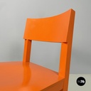 Netherlands modern Orange lacquered wooden chairs by Moooi, 2000s