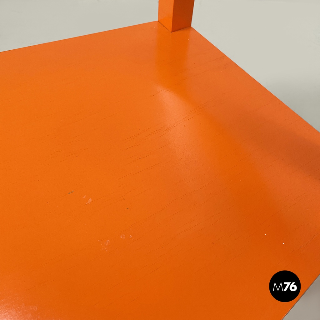 Netherlands modern Orange lacquered wooden chairs by Moooi, 2000s