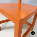 Netherlands modern Orange lacquered wooden chairs by Moooi, 2000s