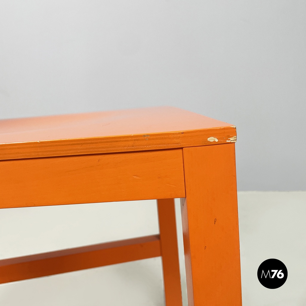 Netherlands modern Orange lacquered wooden chairs by Moooi, 2000s