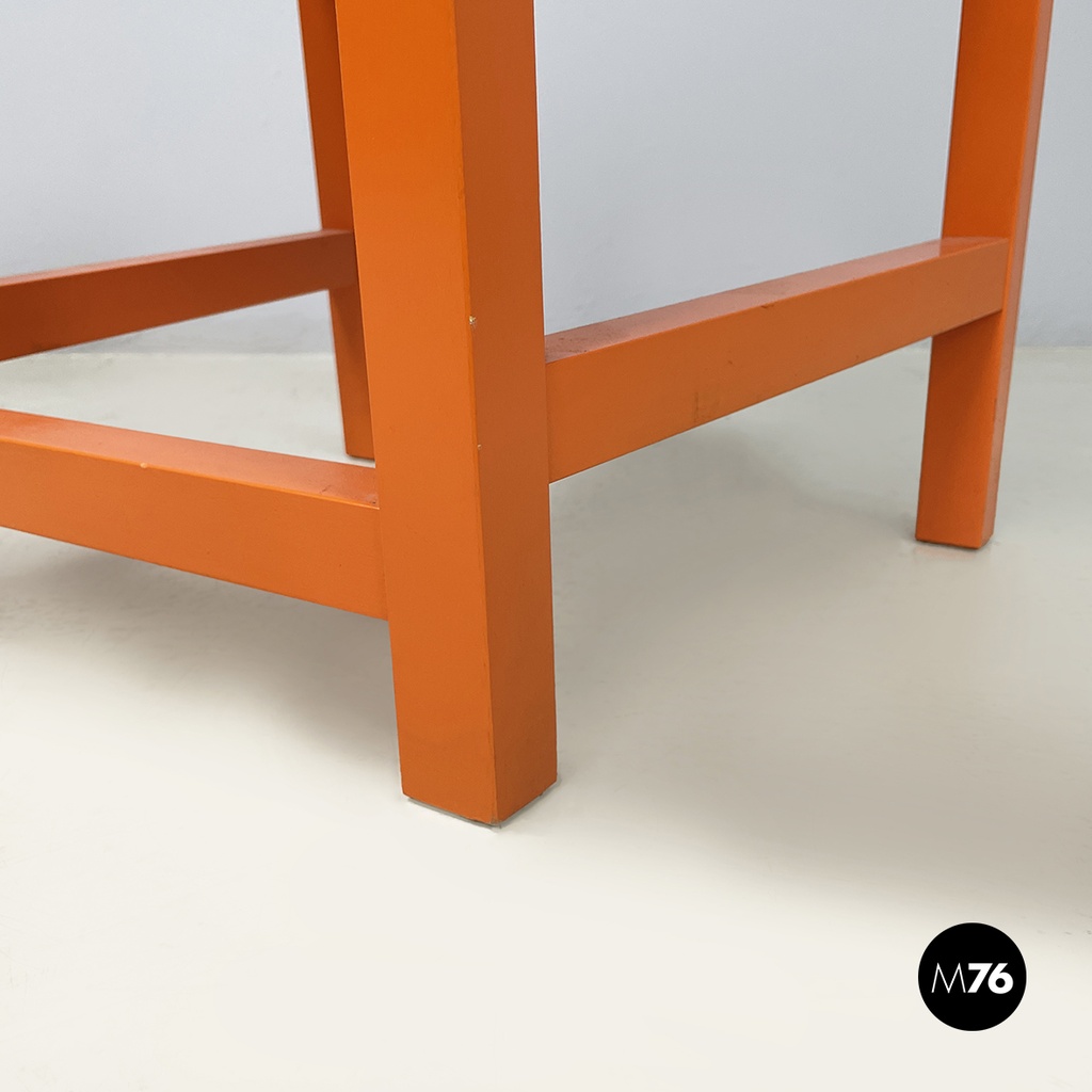 Netherlands modern Orange lacquered wooden chairs by Moooi, 2000s