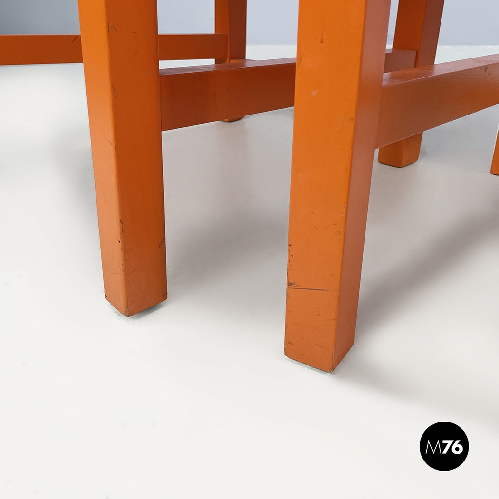 Netherlands modern Orange lacquered wooden chairs by Moooi, 2000s