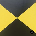 Italian mid-century modern Dining table in wood, formica and iron, 1950s