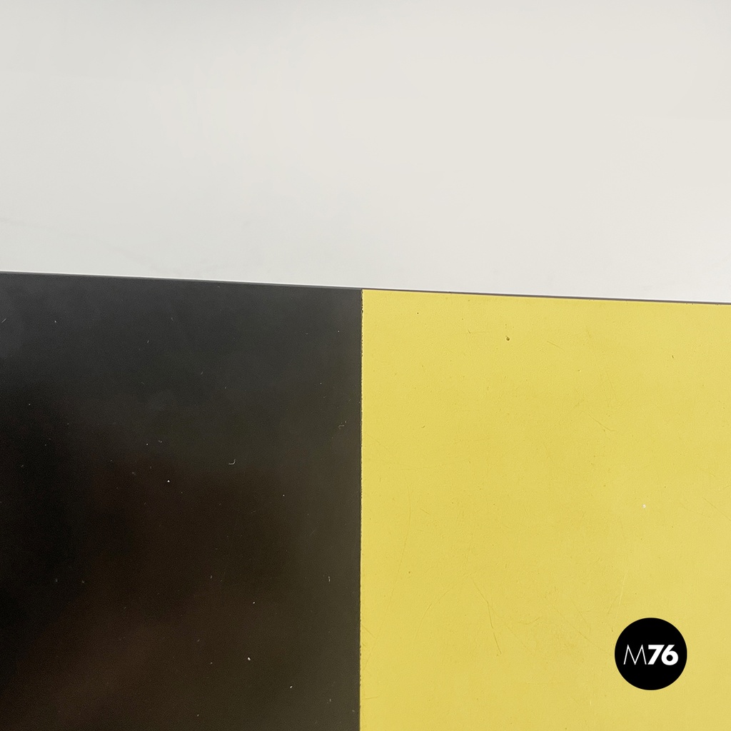 Italian mid-century modern Dining table in wood, formica and iron, 1950s