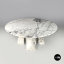 Italian modern round marble table Samo by Carlo Scarpa for Simon Gavina, 1970s