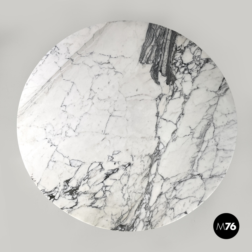 Italian modern round marble table Samo by Carlo Scarpa for Simon Gavina, 1970s