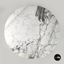 Italian modern round marble table Samo by Carlo Scarpa for Simon Gavina, 1970s