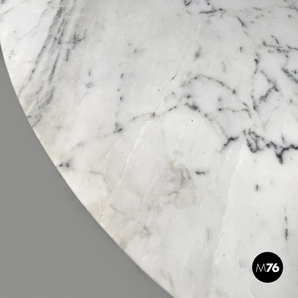 Italian modern round marble table Samo by Carlo Scarpa for Simon Gavina, 1970s
