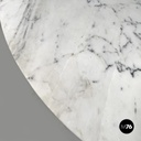 Italian modern round marble table Samo by Carlo Scarpa for Simon Gavina, 1970s