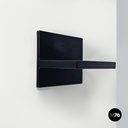 Italian modern black shiny plastic shelf by Marcello Siard for Kartell, 1970s