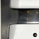 Italian modern black shiny plastic shelf by Marcello Siard for Kartell, 1970s