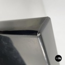 Italian modern black shiny plastic shelf by Marcello Siard for Kartell, 1970s