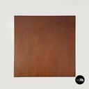 Italian post modern wooden top and decorated black cast iron bar table, 1990s