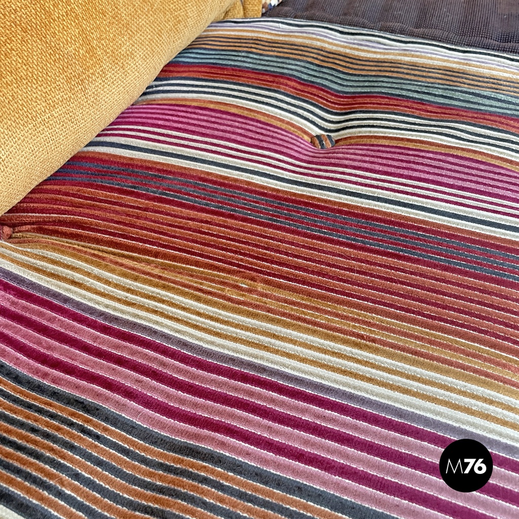 French colorful modular sofa Mah Jong by Hans Hopfer for Roche Bobois, 2000s