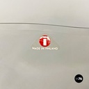 Finnish modern glass bowl centrepiece by Alvar Aalto for IIttala, 1990s