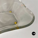 Finnish modern glass bowl centrepiece by Alvar Aalto for IIttala, 1990s