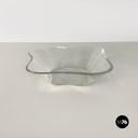 Finnish modern glass bowl centrepiece by Alvar Aalto for IIttala, 1990s