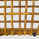 Italian mid-century modern outdoor rattan chairs with armrests, 1960s