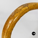 Italian mid-century modern outdoor rattan chairs with armrests, 1960s