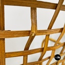 Italian mid-century modern outdoor rattan chairs with armrests, 1960s