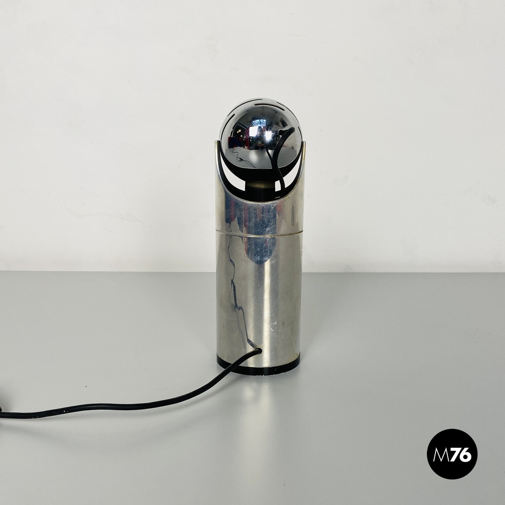 Italian Mid-Century Modern Steel Table Lamp by Angelo Lelii for Arredoluce 1970s