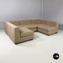 Italian modern Beige fabric Modular sofa by Willy Rizzo for Sabot, 1970s
