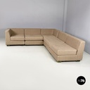 Italian modern Beige fabric Modular sofa by Willy Rizzo for Sabot, 1970s