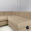 Italian modern Beige fabric Modular sofa by Willy Rizzo for Sabot, 1970s
