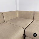 Italian modern Beige fabric Modular sofa by Willy Rizzo for Sabot, 1970s