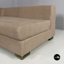 Italian modern Beige fabric Modular sofa by Willy Rizzo for Sabot, 1970s