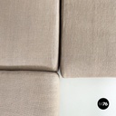 Italian modern Beige fabric Modular sofa by Willy Rizzo for Sabot, 1970s
