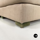 Italian modern Beige fabric Modular sofa by Willy Rizzo for Sabot, 1970s