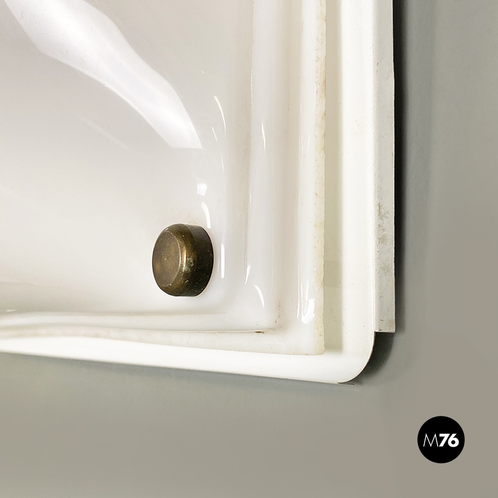 Plafoniera in plexiglass, 1980 ca.