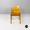 Sedie in legno chiaro, 1980 ca.