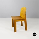 Sedie in legno chiaro, 1980 ca.