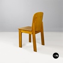 Sedie in legno chiaro, 1980 ca.