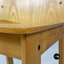 Sedie in legno chiaro, 1980 ca.