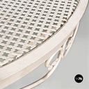 Tavolo da giardino in ferro bianco, 1960 ca.