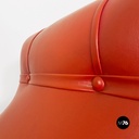 Poltrone in pelle rossa, 1940 ca.