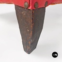 Poltrone in pelle rossa, 1940 ca.