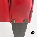 Poltrone in pelle rossa, 1940 ca.