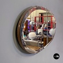 Italian mid-century modern oval wall mirror, 1950s