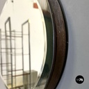 Italian mid-century modern oval wall mirror, 1950s