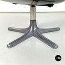 Poltrona in pelle nera di Cesare Casati per Arflex, 1960 ca.