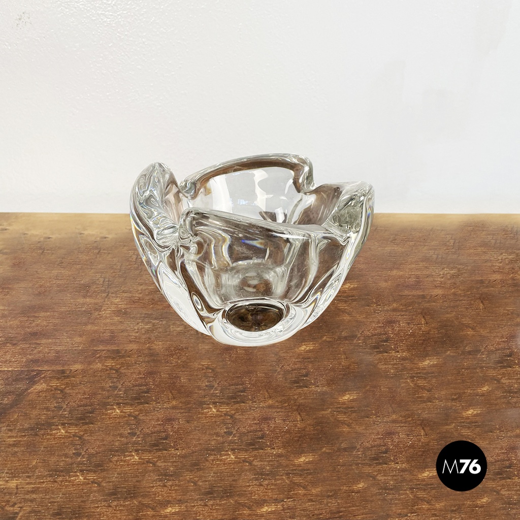 Posacenere da tavolo in cristallo, 1970 ca.